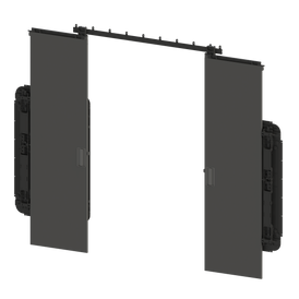 Dual Pocket Door (Straight Tracking)