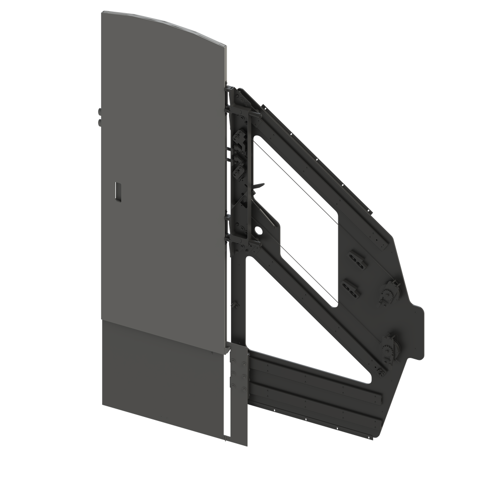 Single Pocket Door (Angled Tracking)