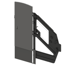 Single Pocket Door (Angled Tracking)