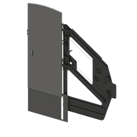 Single Pocket Door (Angled Tracking)