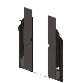 Dual Pocket Door (Angled Tracking)