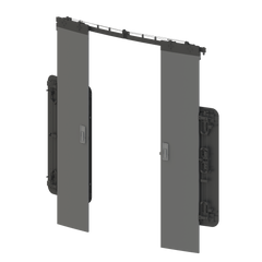 Dual Pocket Door (Curved Tracking)