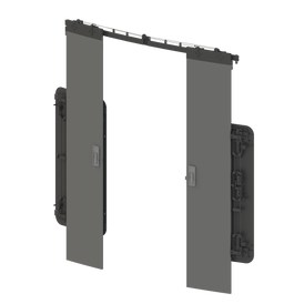 Dual Pocket Door (Curved Tracking)