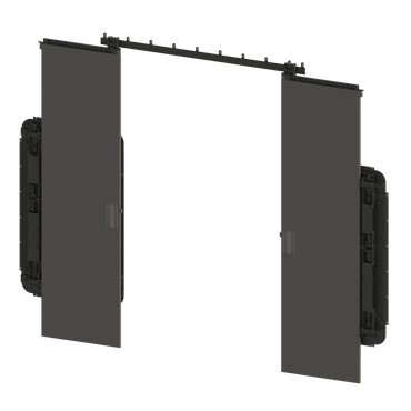 Dual Pocket Door (Straight Tracking)