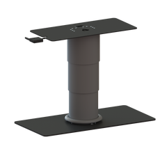 Single Pedestal Hi Lo Table (Low Stowing)