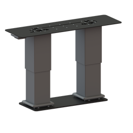 Dual Pedestal Hi Lo Table (Standard Height)